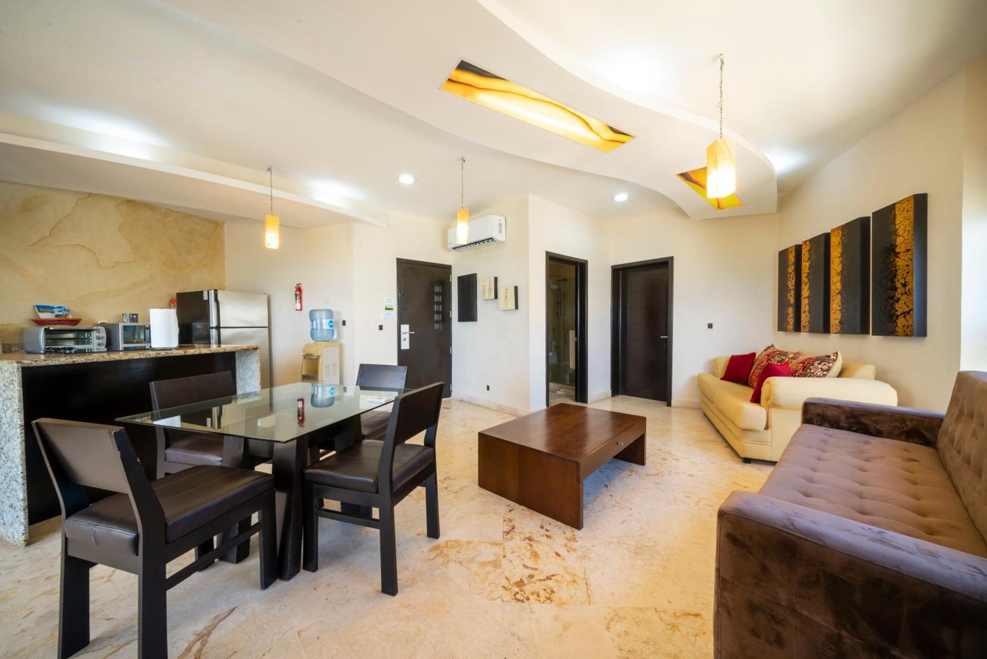 Beachfront 1 Bedroom Condo - El Faro, Surf 407 신데 델 카르멘 외부 사진